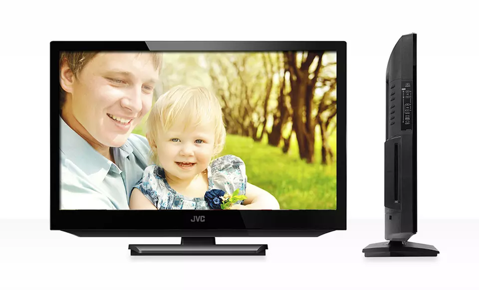 JVC 32" LCD HDTV with Built-in DVD Player (Manufacturer Refurbished). Free Returns.   - Primary Image