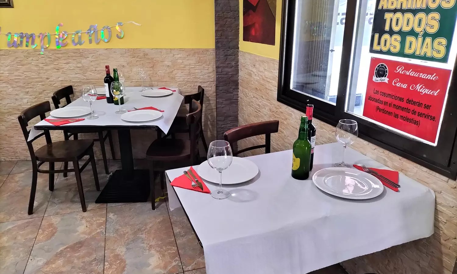 Menú de arroz con bogavante para 2 personas en Casa Miguel