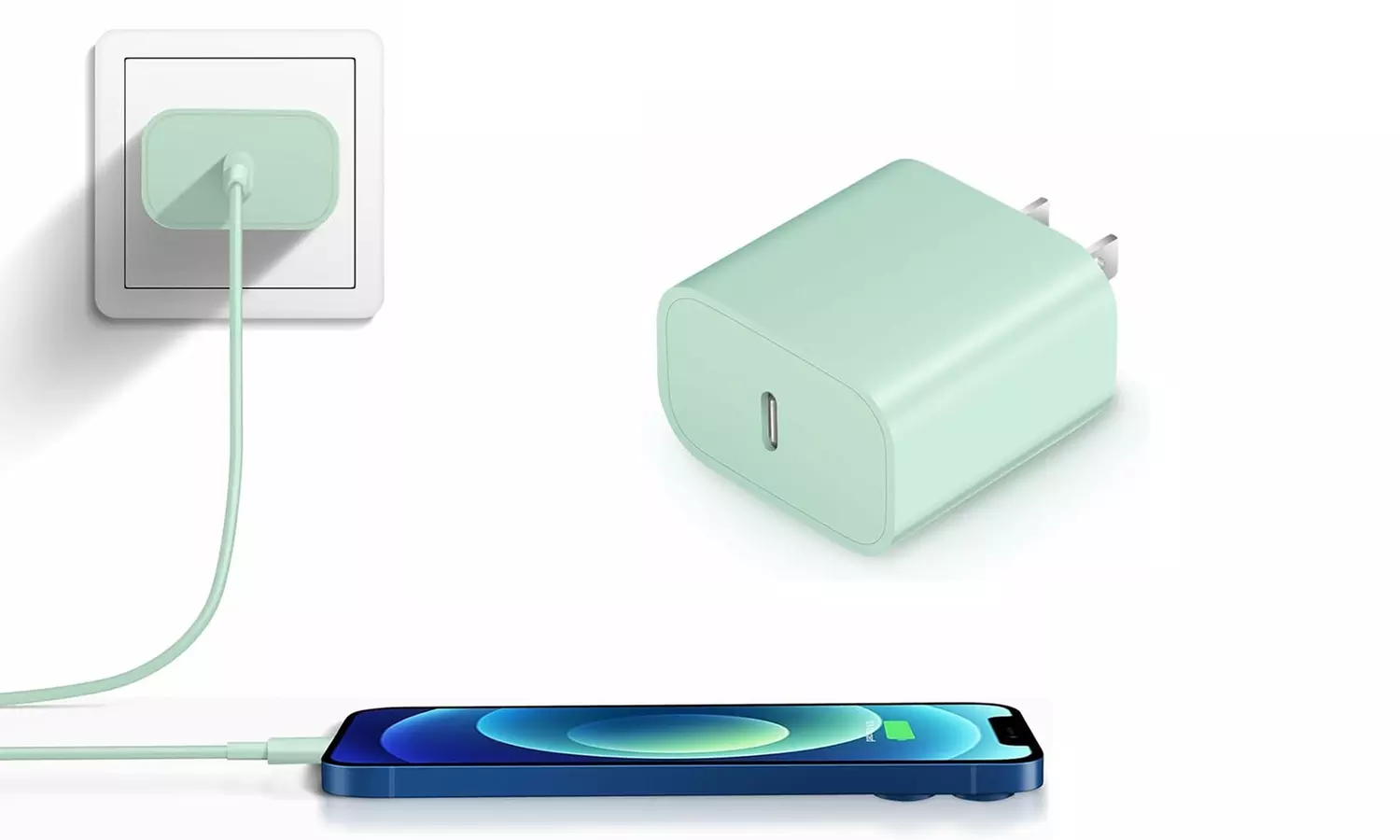 20W PD Fast Wall Charger Type C Power Charger Adapter