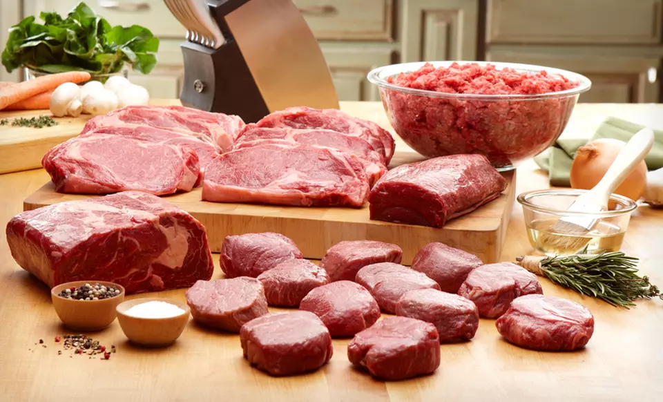 Meadow Organics Standard, Premium, or Deluxe Grass-Fed Steak Sampler (Up to 52% Off). Free Shipping. - Primary Image