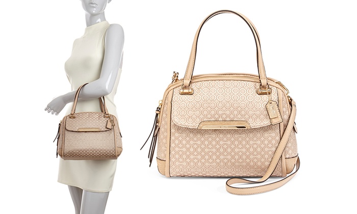 Coach Leather Tote or Small Georgie Handbag | Groupon