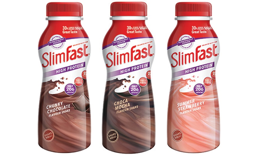 Image 1: 30 Bottles SlimFast Shakes