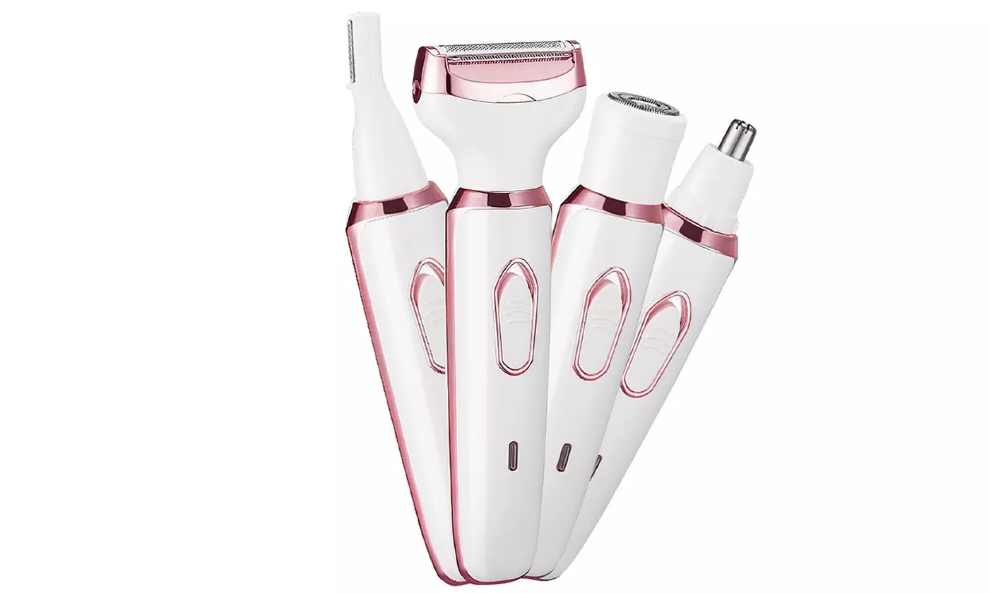 iMounTEK Women's 4-In-1 Electric Shaver Cordless Hair Trimmer Razors for Shaving