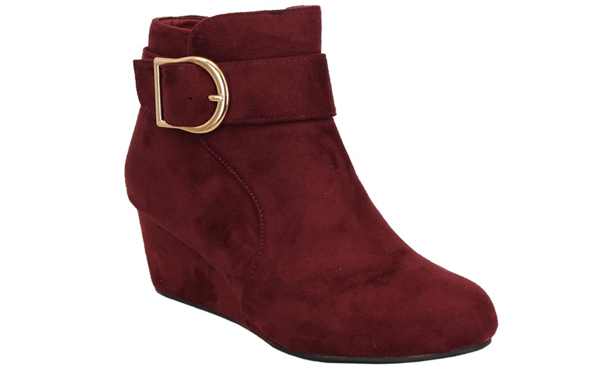 Image 10: Women's Wedge Ankle Boots