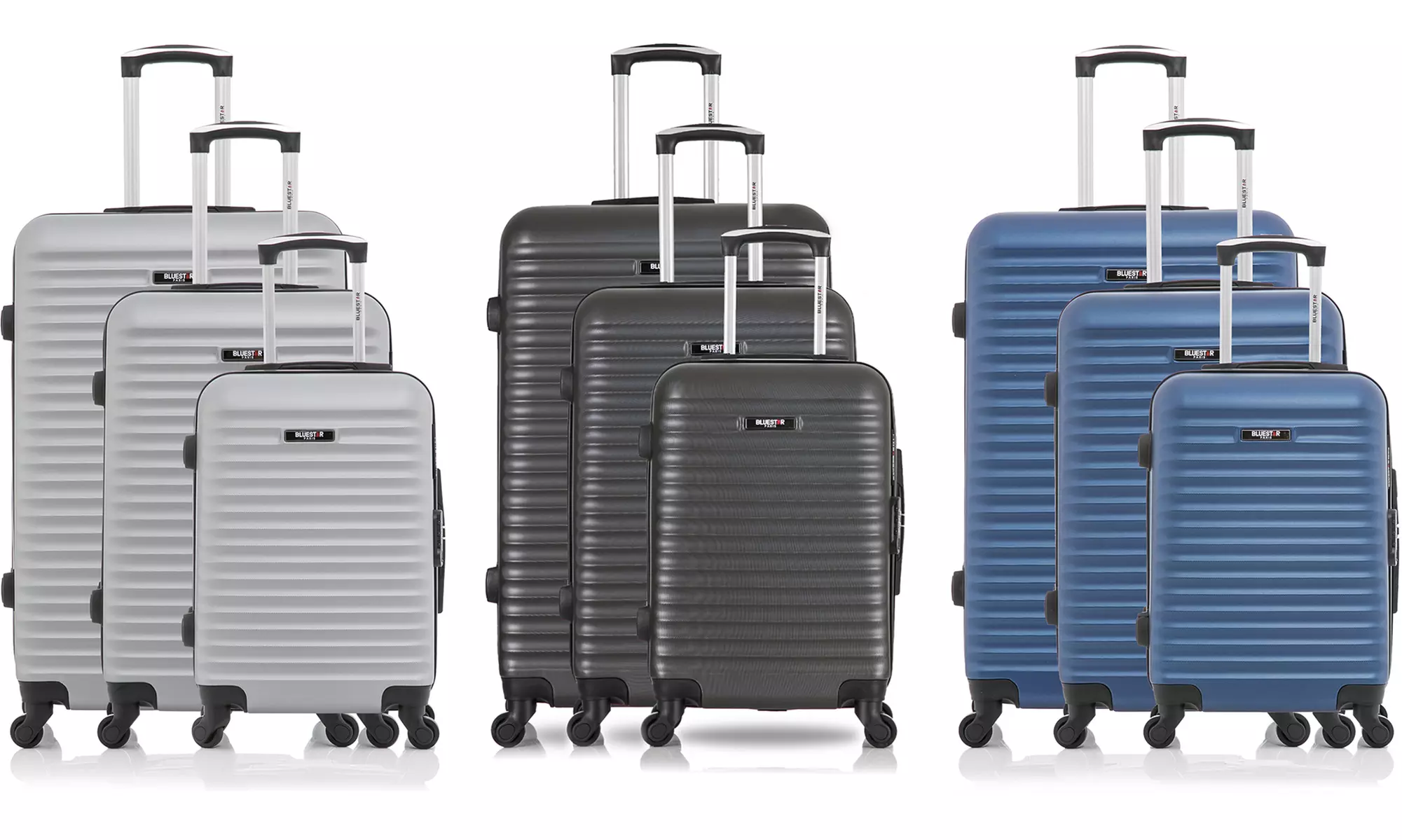 Ensemble de 3 valises emboîtables