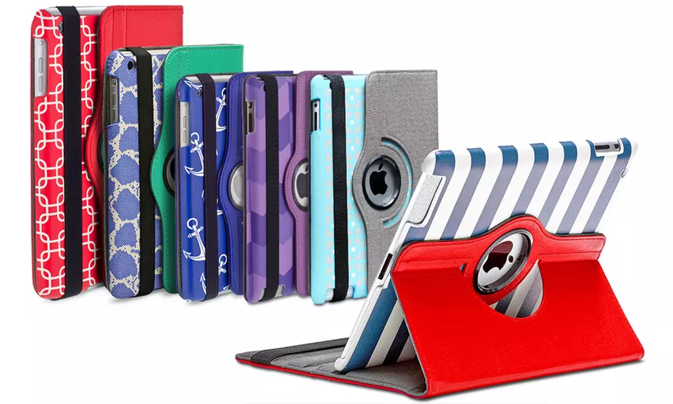 Rotating-Stand Case for iPad 2/3/4, iPad Air/Air 2, Pro or iPad Mini - Primary Image