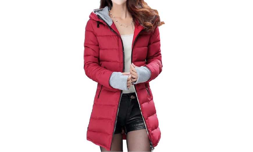 Image 5: Women's Long Padded Coat