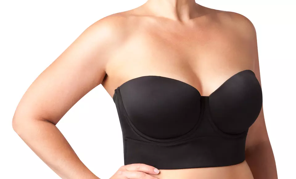 The Natural Plus-Size Stay Up Strapless Bra. Multiple Colors Available. - Primary Image