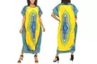 Women's Dashiki-Style Maxi Dress Caftans. Plus Sizes Available. - Second Medium
