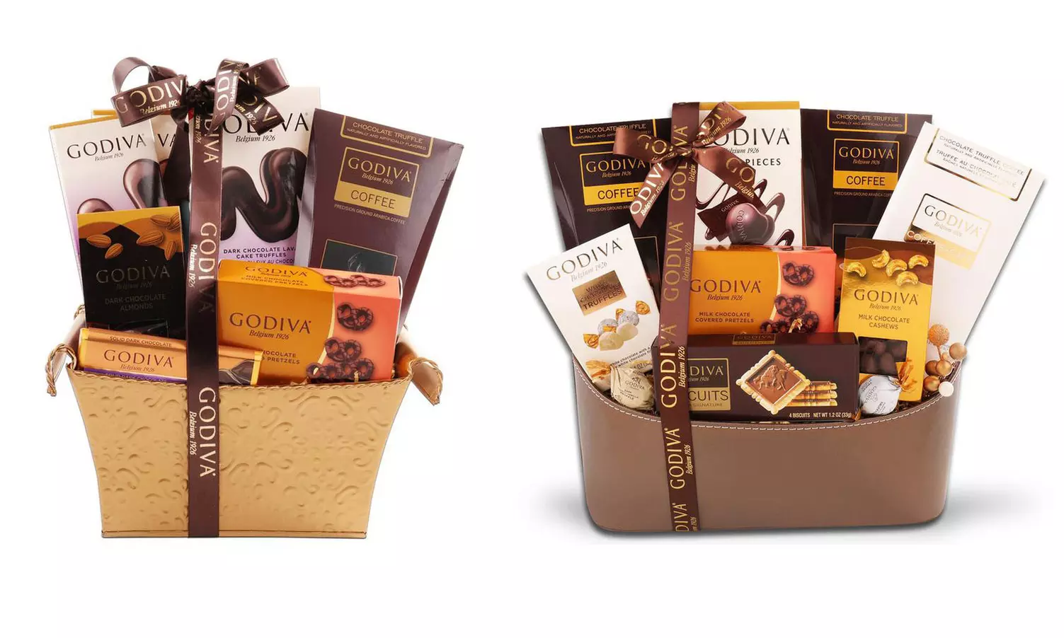 Godiva Gourmet Chocolate Gift Baskets (4-, 5-, 6-, 7-, or 8-Piece) - Primary Image