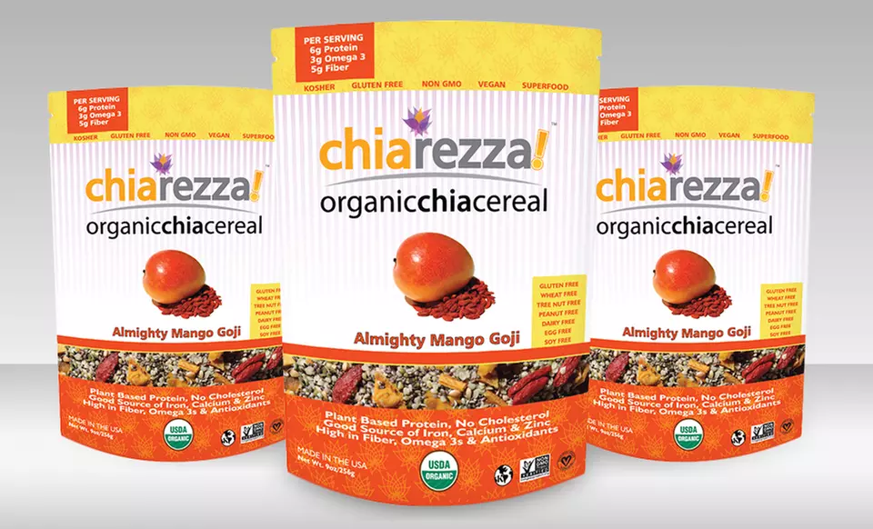 3-Pack of Chiarezza! Almighty Mango Goji Organic Chia Cereal - Second Medium
