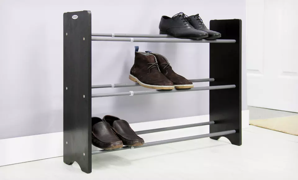 $29.99 for a Samsonite 3-Tier Expandable Shoe Rack ($49.99 List Price). Multiple Styles. Free Shipping and Returns. - Second Medium