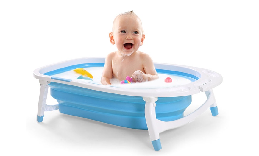 Image 7: Collapsible Baby Bathtub
