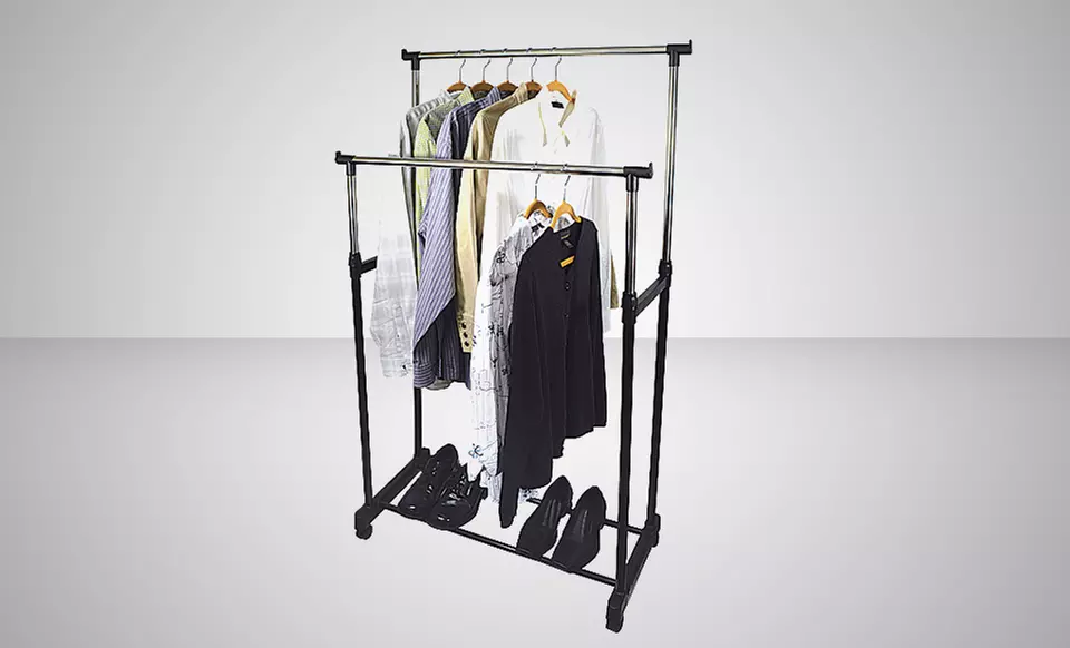 Double Garment Rack - Primary Image