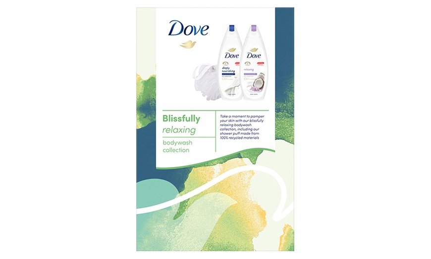 Image 2: Up to Four Dove Blissfully Relaxing Body Wash Collection Sets