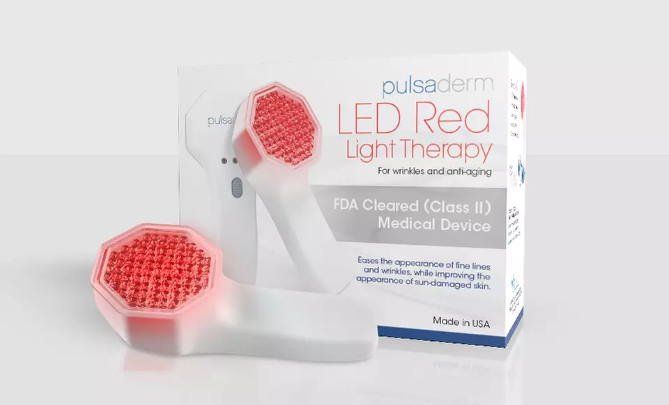Pulsaderm LED Red Light Anti-Aging Therapy Device - Primary Image