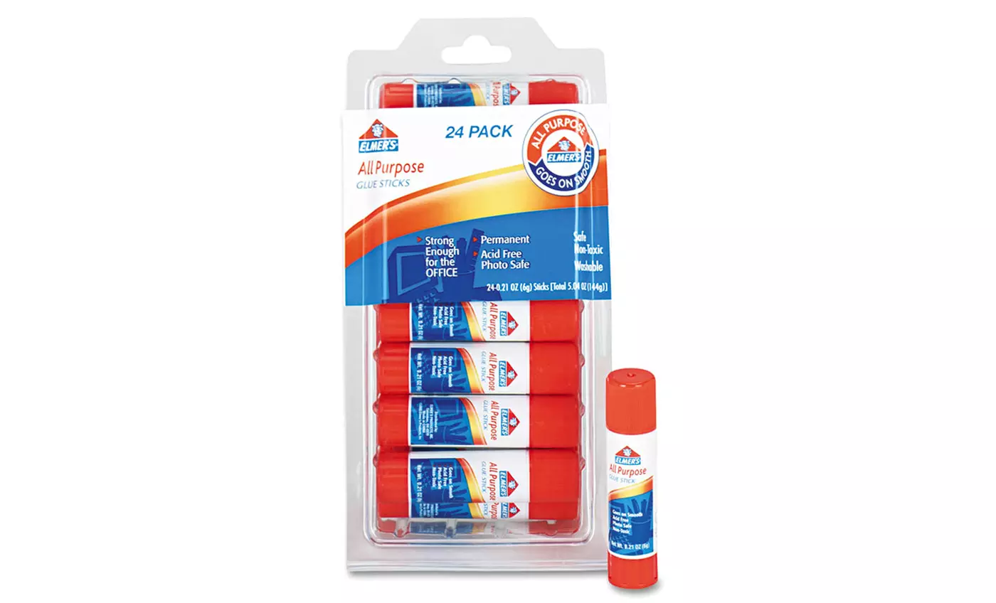 24-Pack of Elmer's All-Purpose Glue Sticks - Primary Image