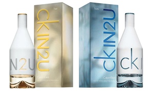 Calvin Klein IN2U for Him or Her Eau de Toilette 100ml or 150ml