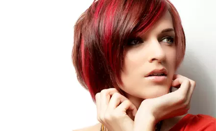 Haircut with All-Over Color or Partial or Full Highlights at Matthew Tully Hairdressing (Up to 54% Off) - Primary Image