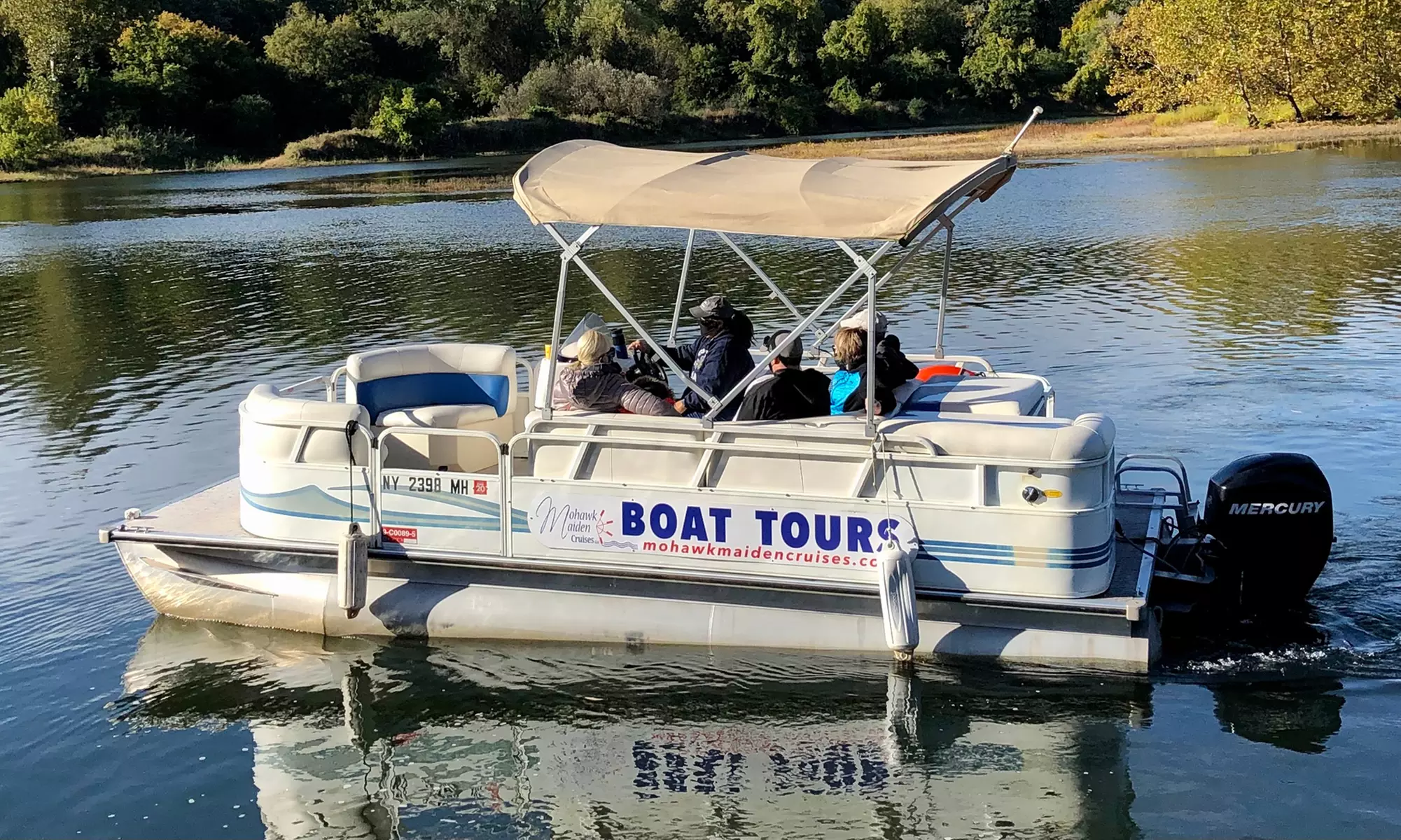 Pontoon Boat or Paddleboat Cruise for Six at Mohawk Maiden Cruises(Up to 31% Off) - Primary Image