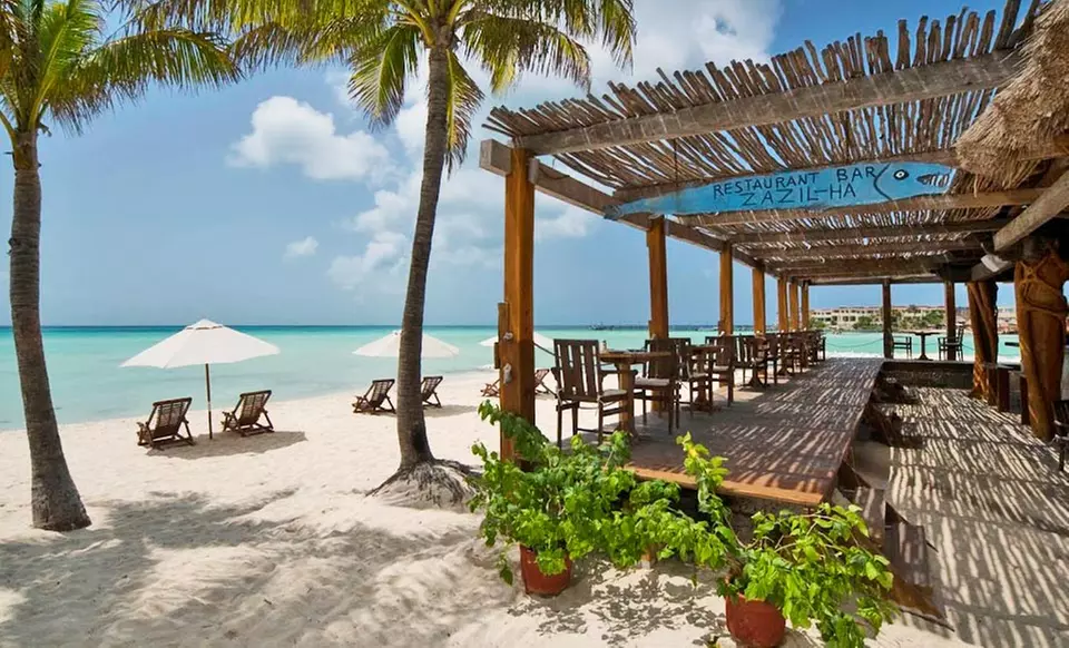 3- or 4-Night Stay for Two in a Deluxe Poolside or Ocean-View Room at Hotel Na Balam in Isla Mujeres, Mexico - Primary Image