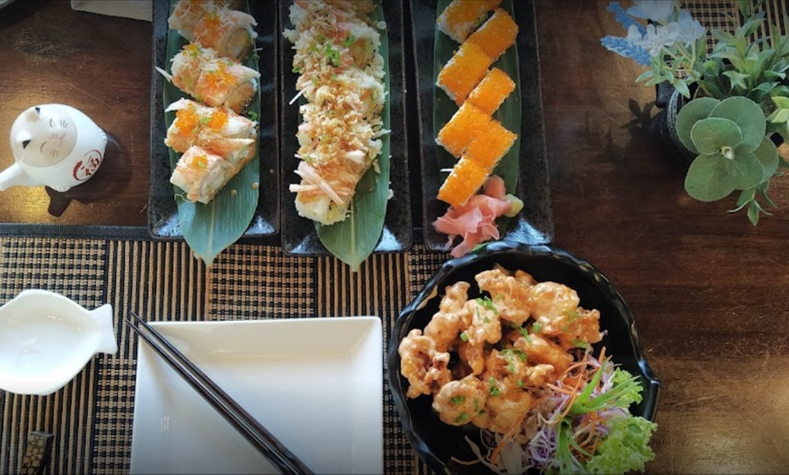 Image 7: Sushi Rolls or Deep-Fried Rolls with Soft Drink at Prime Sushi