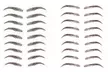 9 paires d'autocollants pour sourcils 4D effet poil tatouage imperméable, 2 modèles au choix - Image 2