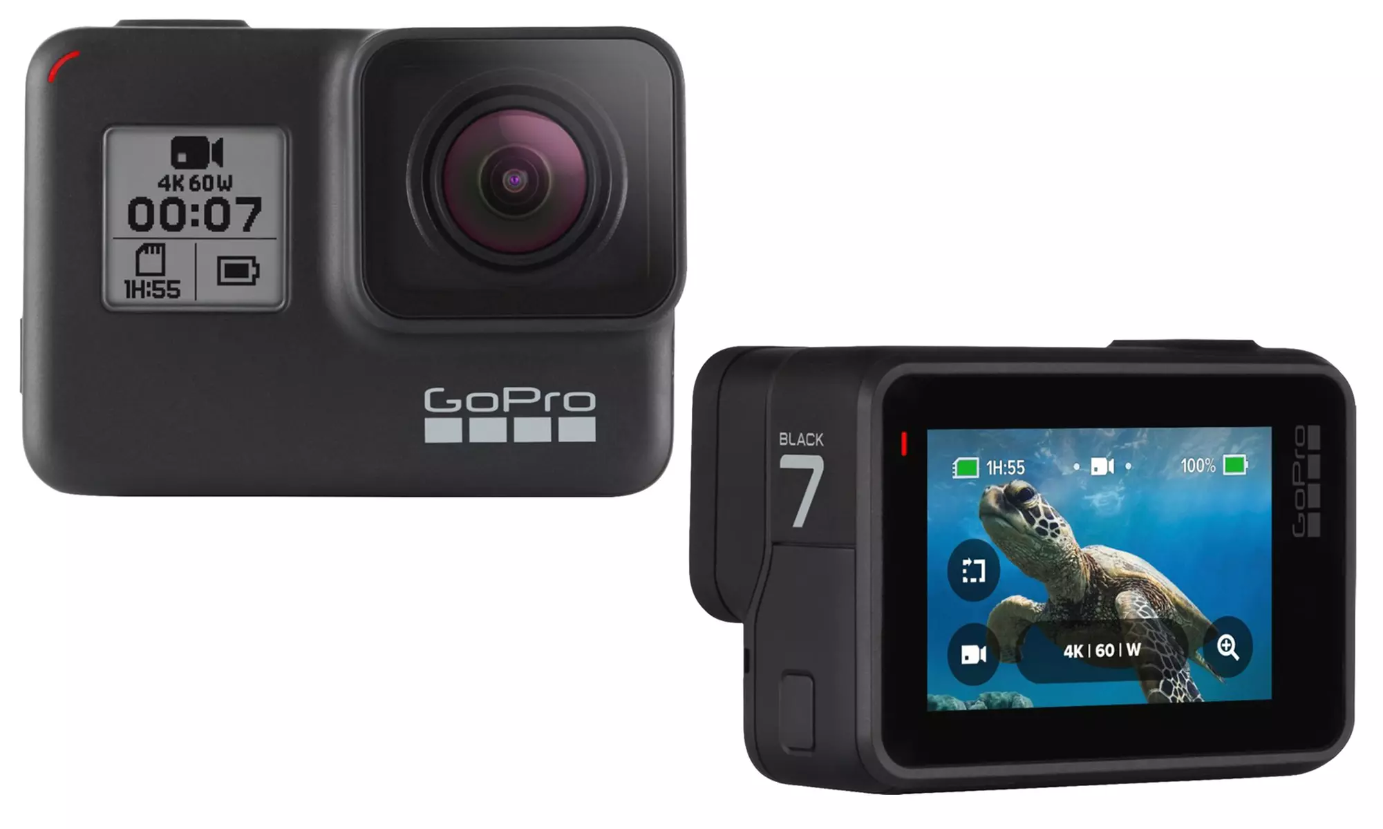 GoPro HERO7 Black Waterproof 4K Action Camera with Touch Screen - Primary Image