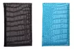 Etui pour passeport en similicuir effet croco - Second Medium