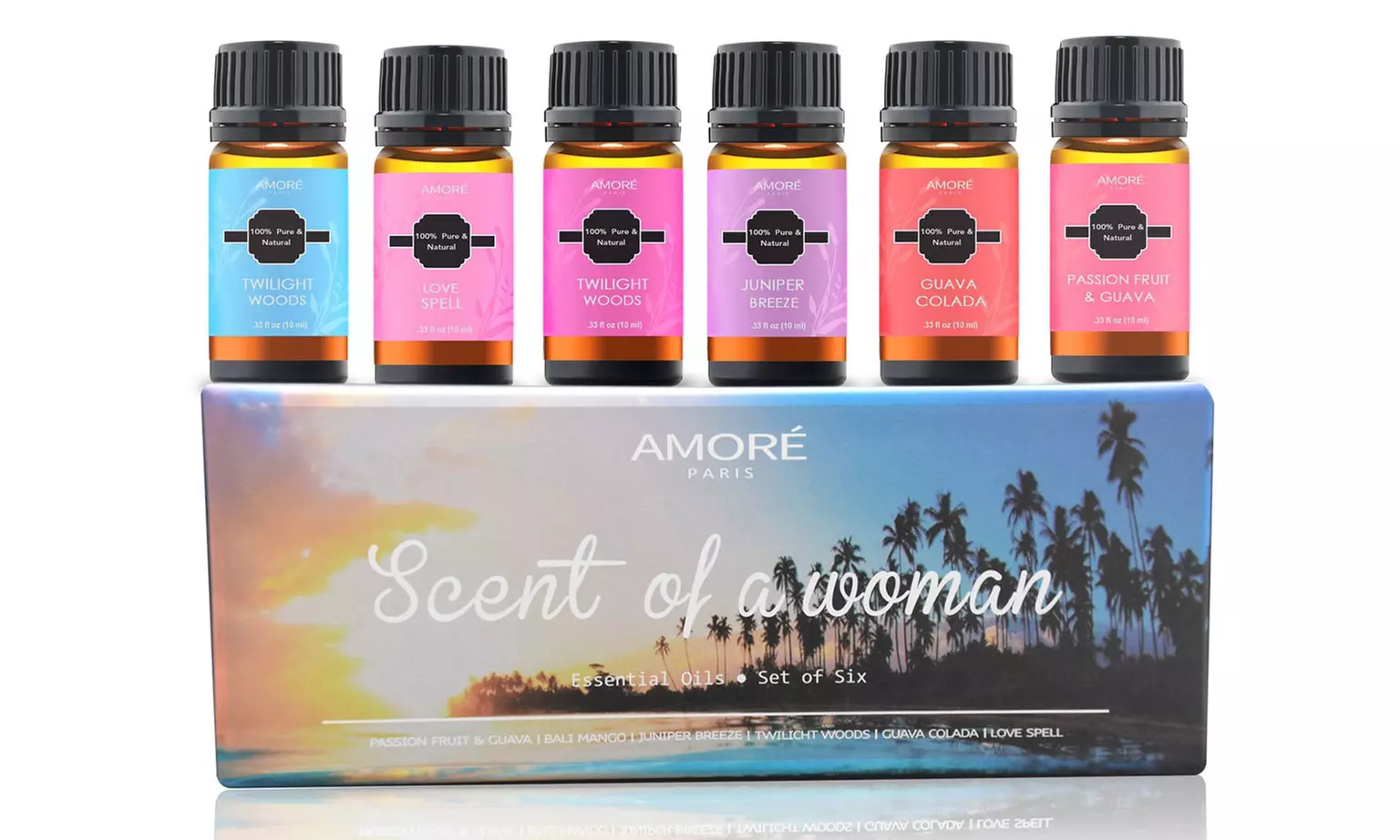 Amore Paris Premium Therapeutic-Grade Essential Oil Sets (6-Piece) - Second Medium