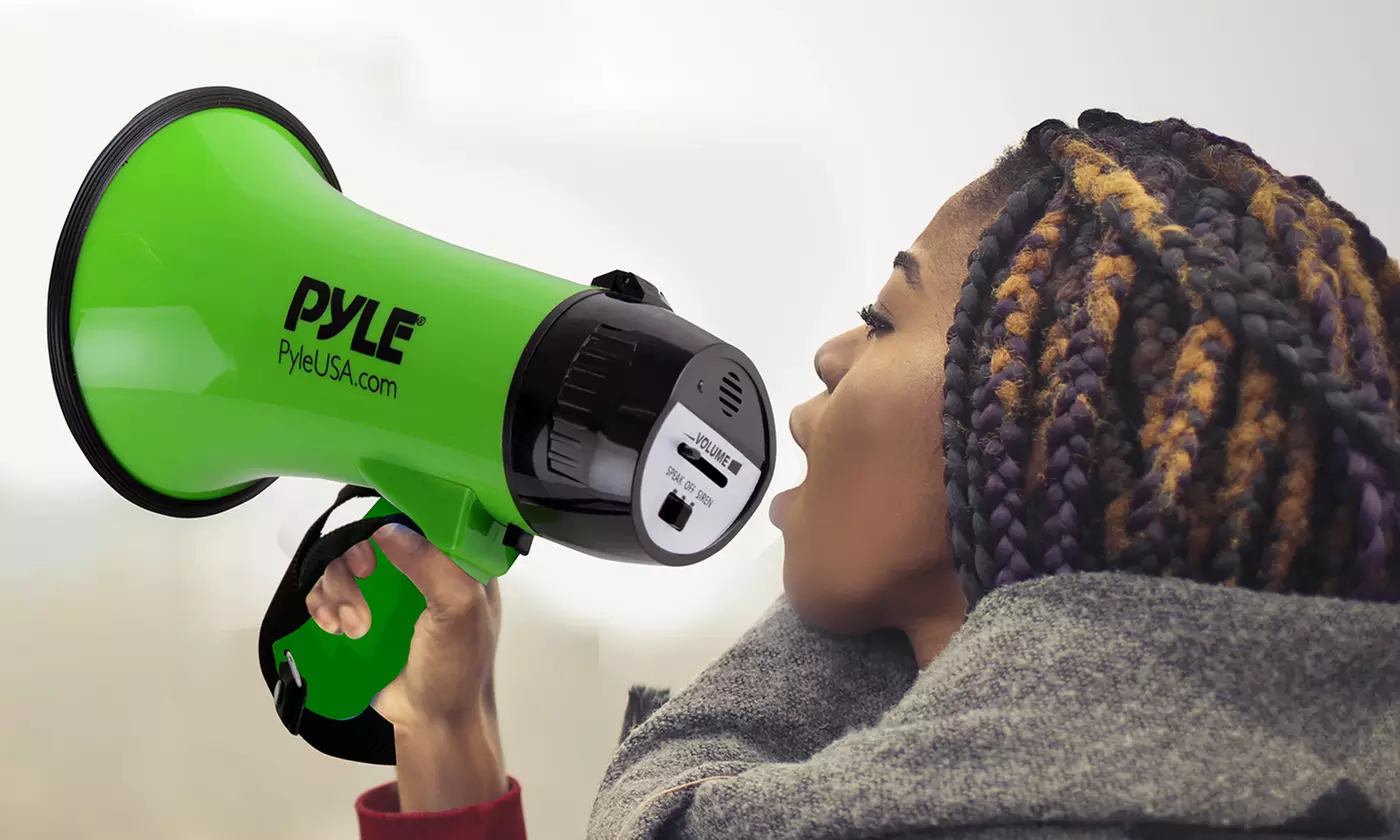 Megaphone Speaker with Siren Alarm Mode - Second Medium