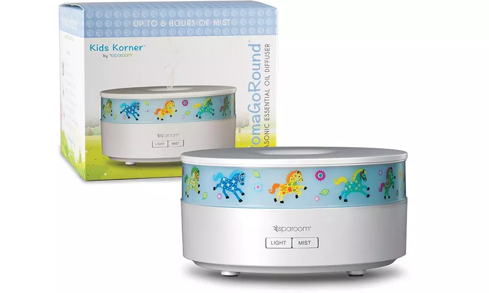 AromaGoRound Ultrasonic Aromatherapy Diffuser and Essential Oil Set - Image 4