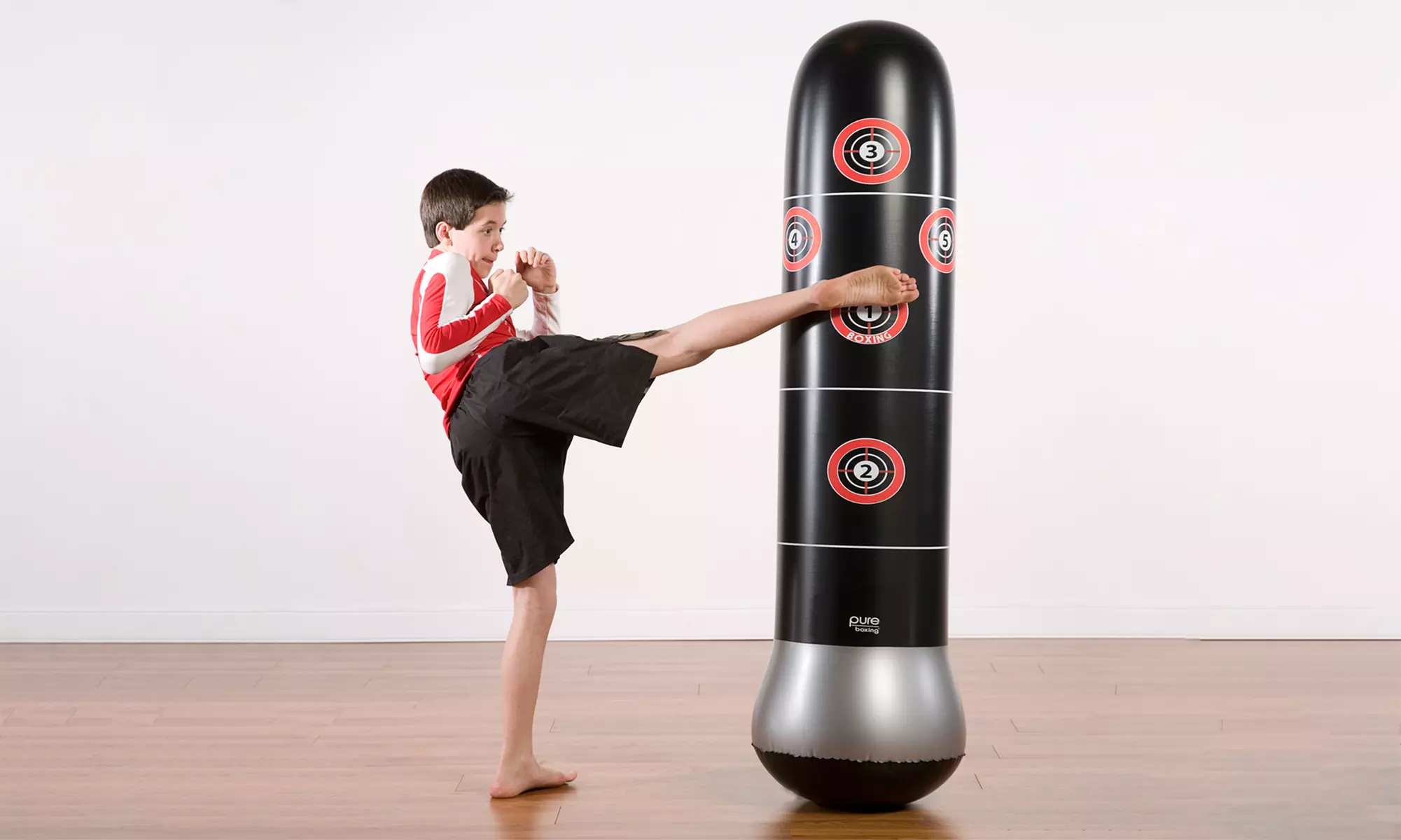 Pure Boxing Inflatable Free-Standing MMA Punching Bag with Bounce-Back - Primary Image