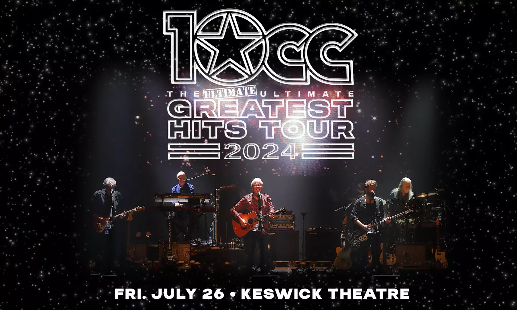 10cc The Ultimate Greatest Hits Tour 2024 on July 26, 2024 at 8 p.m. - Primary Image