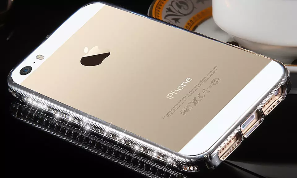 Trend Matters Rhinestone Case for iPhone 6/6S, 6/6S Plus, 7, or 7 Plus - Second Medium