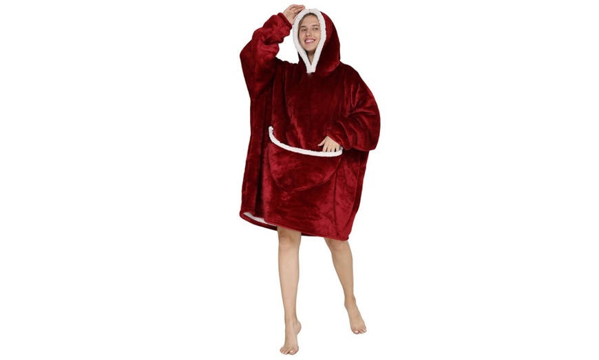 Image 14: Oversized Blanket Hoodie