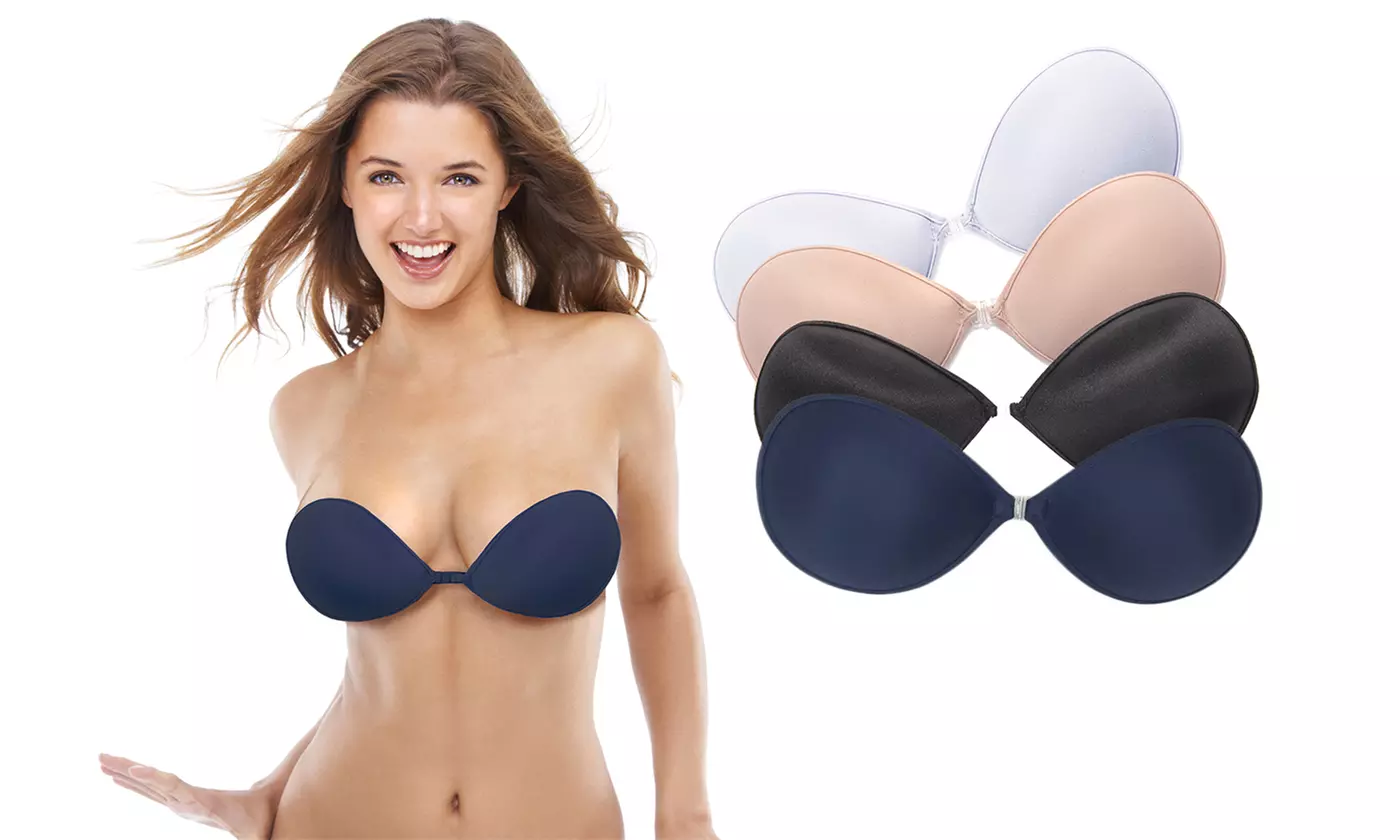 FreshLook No-Strap Backless Silicone Adhesive Bras (4-Pack) - Primary Image