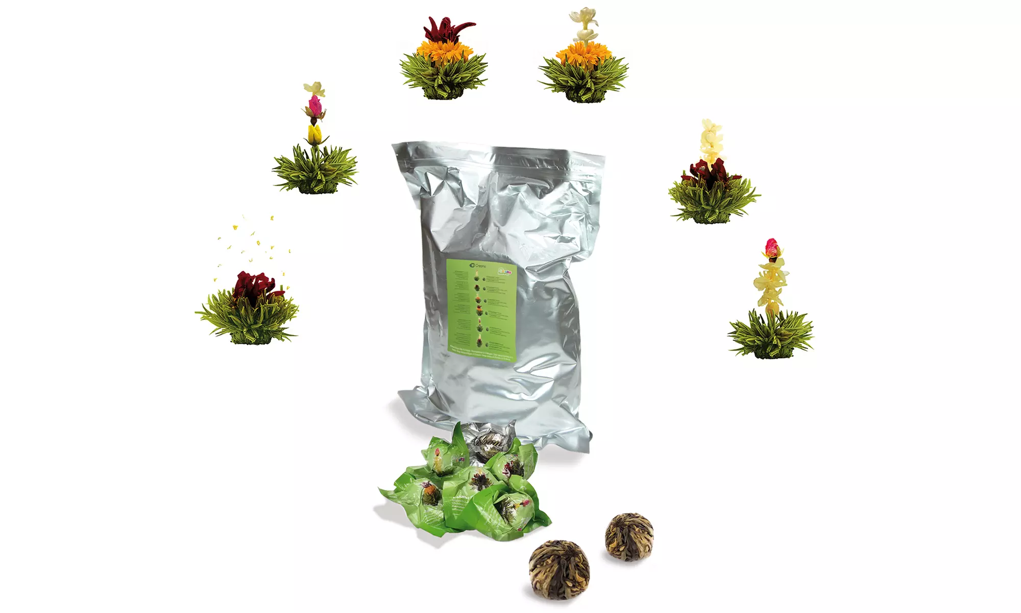 Coffrets cadeaux exclusifs fleurs de thé de Creano