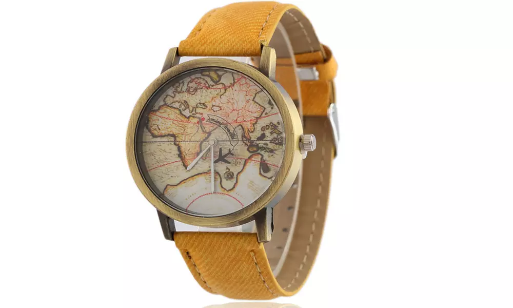 Mini World Travel Armbanduhr in der Farbe nach Wahl inkl. Versand - Second Medium