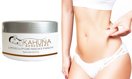 1 o 2 confezioni di Liposculpture donna Kahuna Benessere per pancia e fianchi da 500 ml
