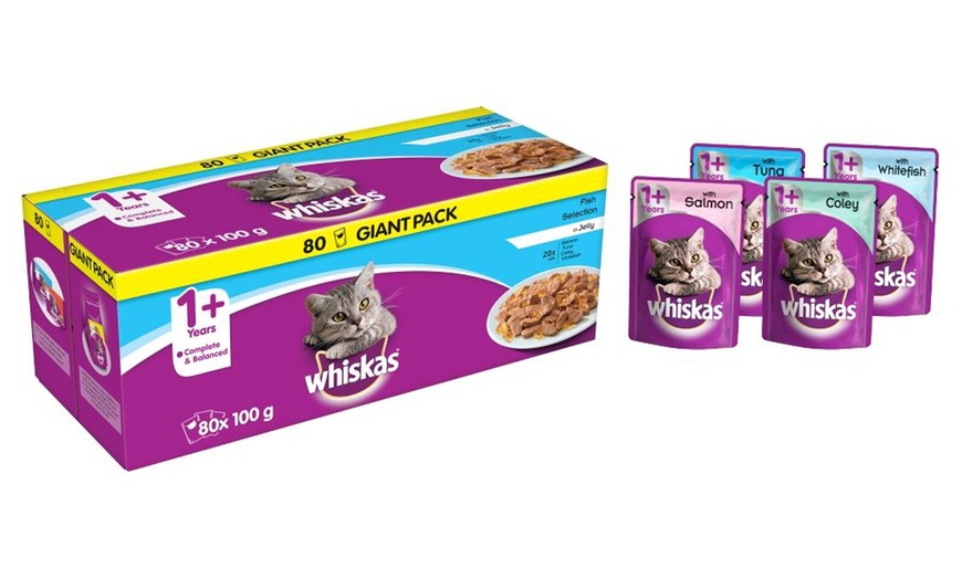 Image 9: Whiskas 80-Pouch Cat Food Box