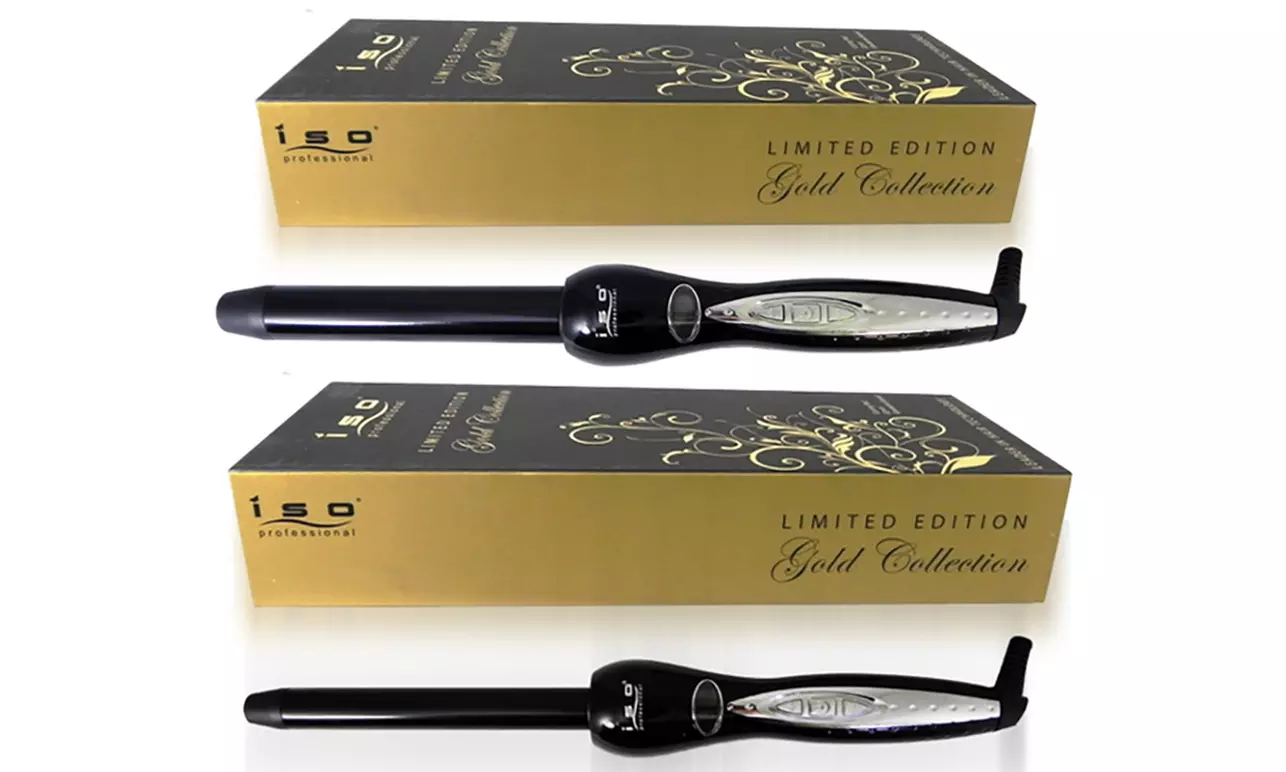 ISO Professional Limited Edition Gold Collection Curling Irons - Primary Image