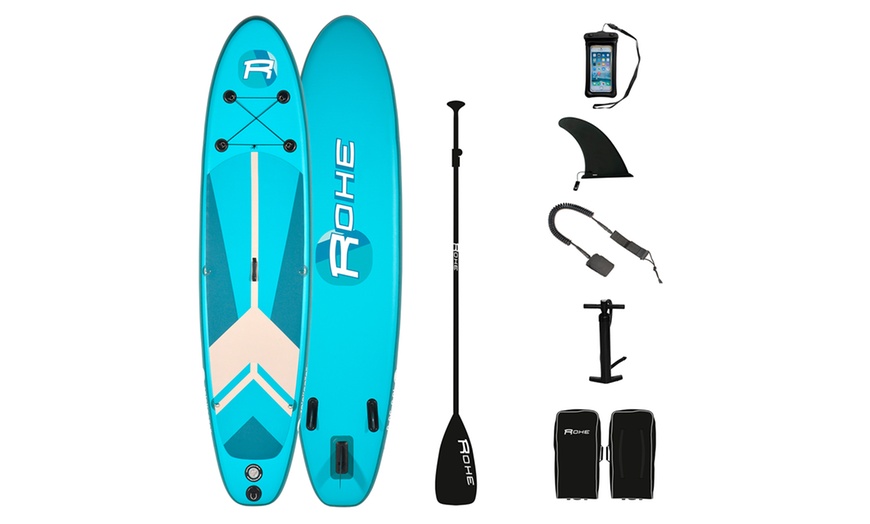 Image 8: Tabla de stand-up paddle hinchable o leash de Rohe