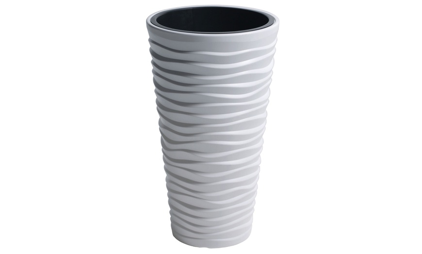 Image 9: One or Two 30cm Tall Slim Flower Pots