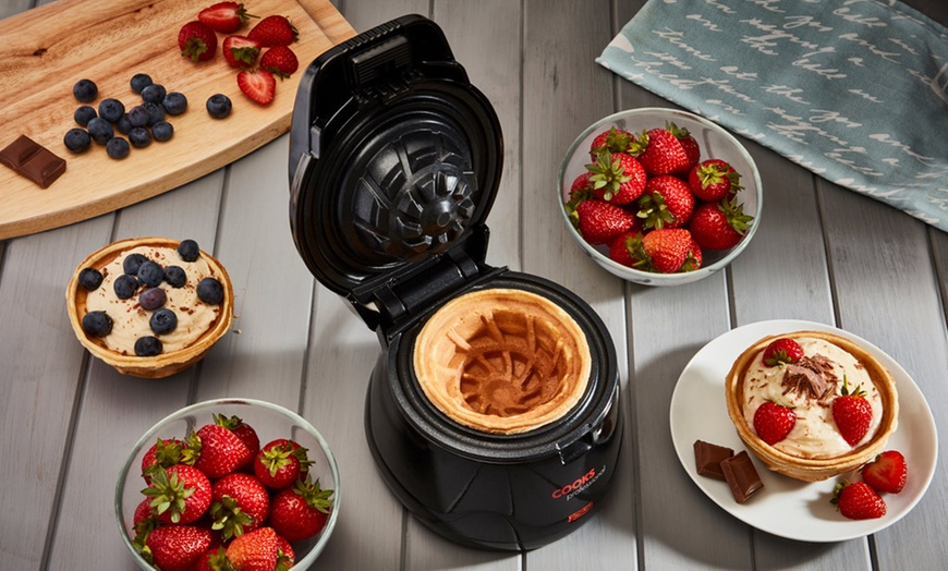 Image 1: Cooks Professional Waffle Bowl Maker