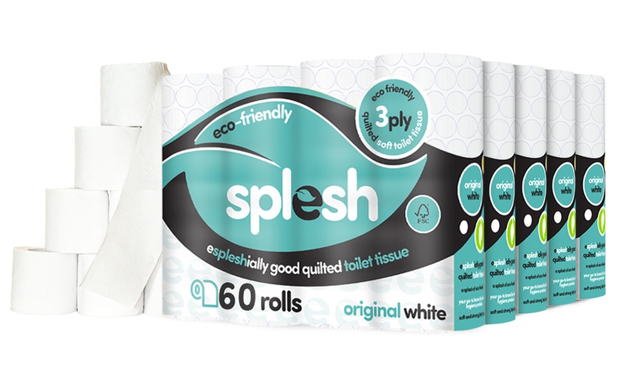 Image 2: Splesh Toilet Roll, Soft & Quilted Eco-Friendly White