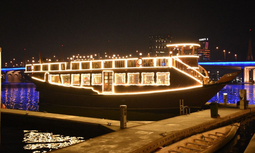 Image 7: Dubai Canal dhow dinner cruise with soft beverages and live shows