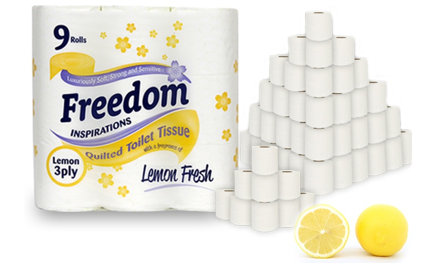 Image 1: 45 Rolls of Freedom Toilet Paper