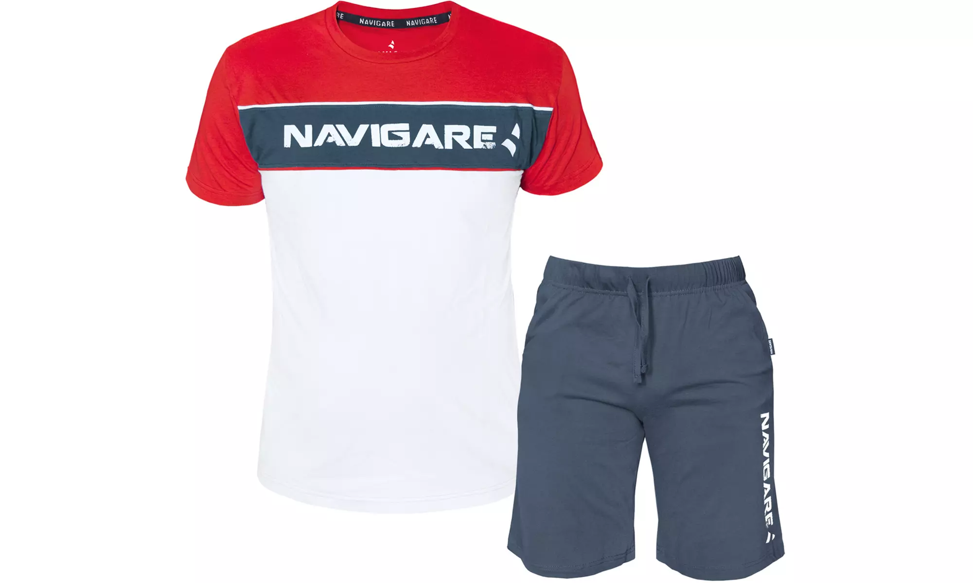 Pigiama completo homewear da uomo Navigare in cotone