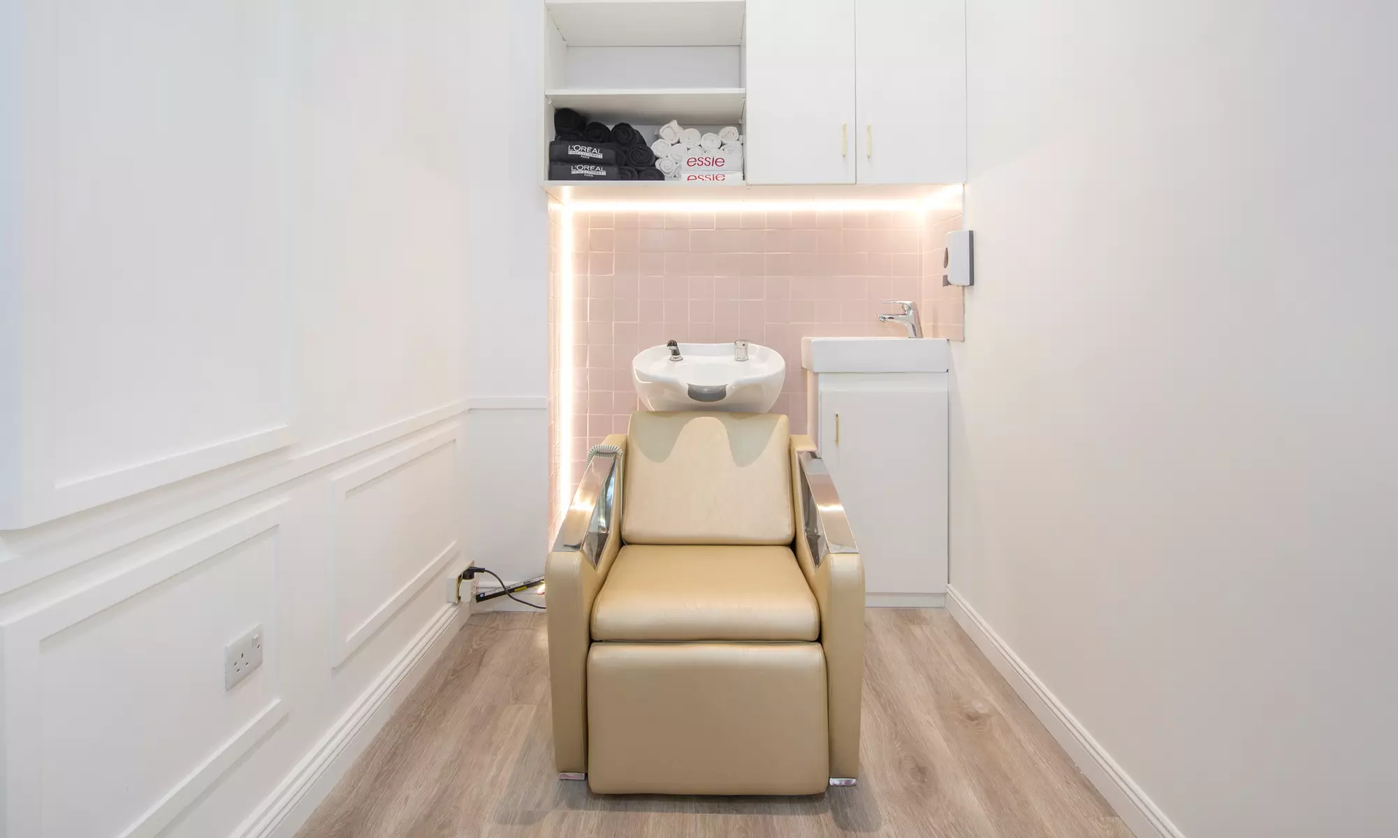 Keratin or Smoothening Treatment with Optional Cut, Eyebrow Shape and Mani-Pedi at File and Style Beauty Salon - Primary Image